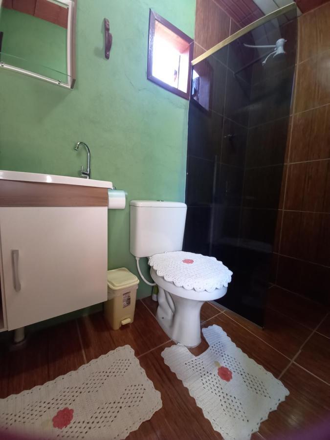 Chalés Encantos de Cunha Azul Esterno foto